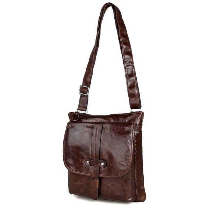 Сумка Vintage Коричневая (14091) изображение 11