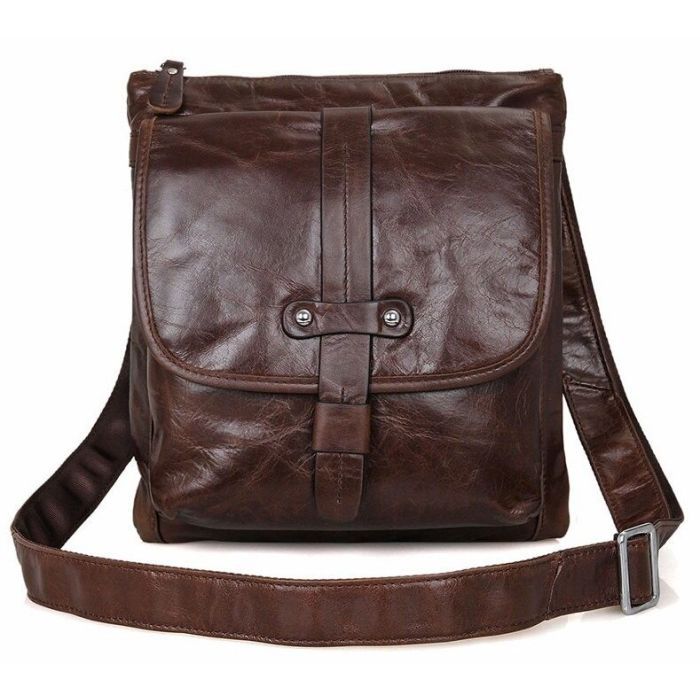 Сумка Vintage Коричневая (14091) изображение 2