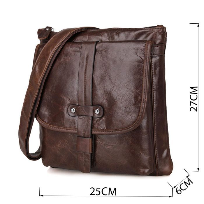 Сумка Vintage Коричневая (14091) изображение 4