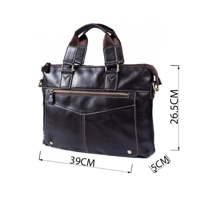 Сумка Vintage Коричневая (14665) изображение 4