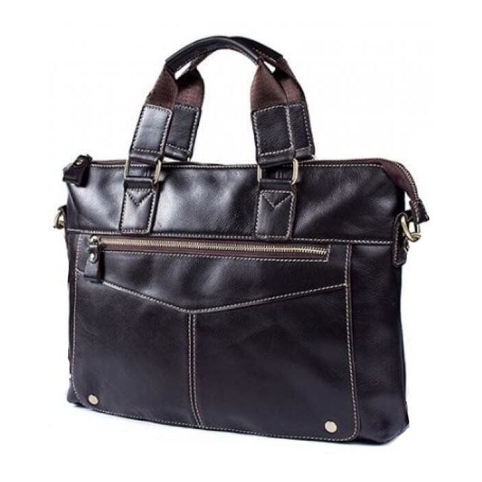 Сумка Vintage Коричневая (14665) изображение 8