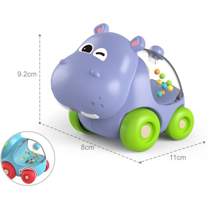 Развивающая игрушка Iggy Ziggy Машинка-бегемот (3858894675753) изображение 2