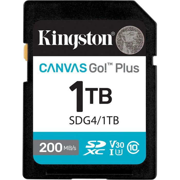 Карта памяти Kingston 512GB SDXC сlass 10 UHS-I U3 V30 Canvas Go Plus G4 (SDG4/512GB)