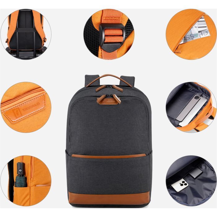 Рюкзак для ноутбука Tavialo 15.6" PORTA TD20 gray, 20L (222224005) изображение 2