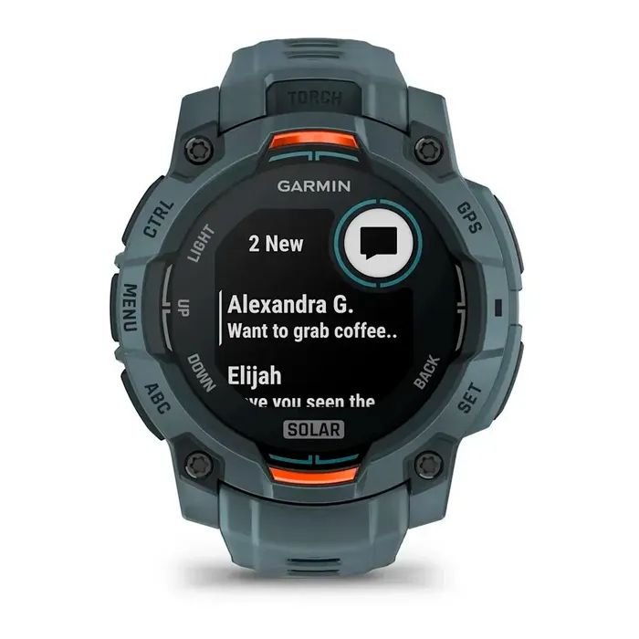 Смарт-часы Garmin Instinct 3, 45mm, Solar, Twilight Bezel w/Twilight Band, GPS смарт-годинник (010-02934-01) изображение 2