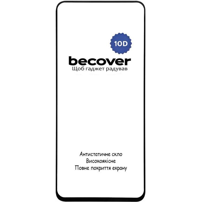 Стекло защитное BeCover Tecno Spark 30 Pro (KL7) 10D Black (713166) изображение 2