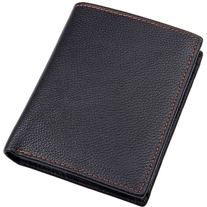 Гаманець Vintage Шкіряний Чорний (14598)