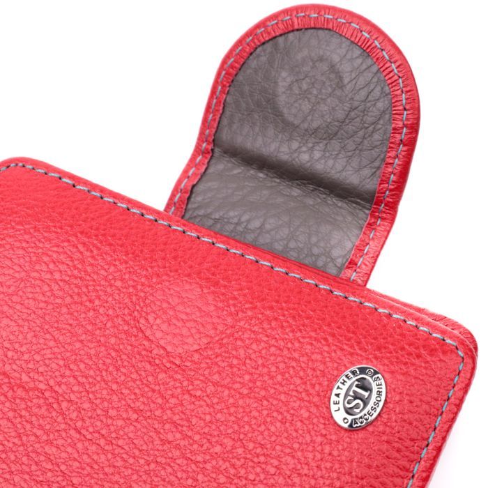 Кошелек ST Leather Кожаный Красный (19453) изображение 3