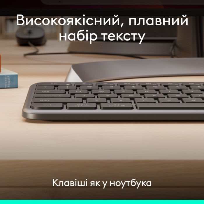 Комплект Logitech Signature Slim MK620 for Business USB-C UA Graphite (920-013349) изображение 7