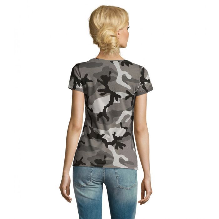 Футболка Sol's Camo women сірий камо XXL (01187521XXL) изображение 2