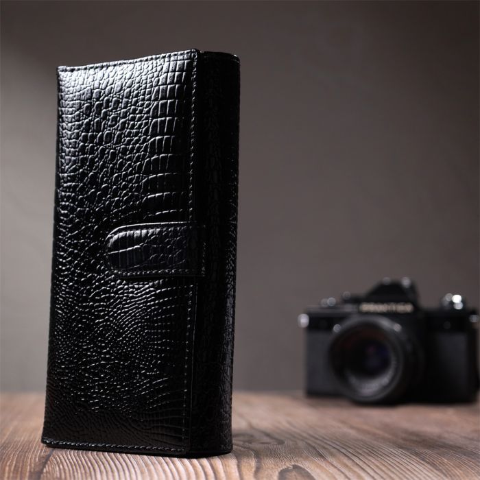 Гаманець ST Leather Шкіряний Чорний (22683) зображення 10