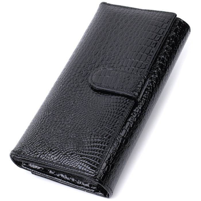 Гаманець ST Leather Шкіряний Чорний (22683) зображення 2