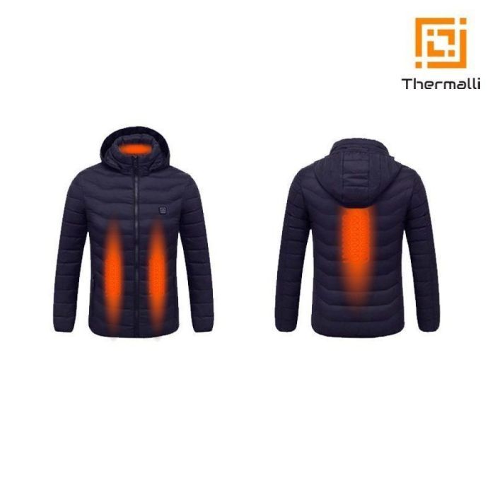 Куртка з підігрівом Thermalli Cimone темно-синій 2X (108802442XL) зображення 5