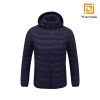 Куртка з підігрівом Thermalli Cimone темно-синій 2X (108802442XL)