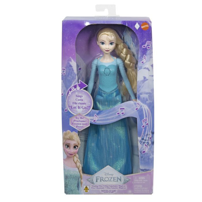 Кукла Disney Frozen Поющая Эльза Английская версия Let it go (JFH84) изображение 4