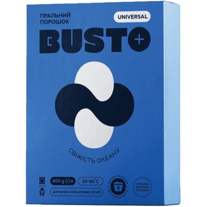 Стиральный порошок Busto Universal Свежесть океана 400 г (4820178065344)