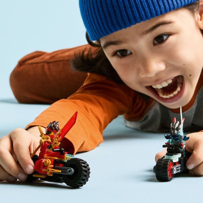 Конструктор LEGO NINJAGO Скоростная гонка Кая на мотоцикле (71838) изображение 7