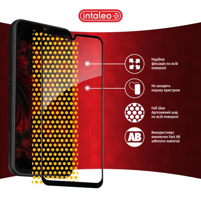 Стекло защитное Intaleo Full Glue Samsung A25 5G Black (1283126574931) изображение 7