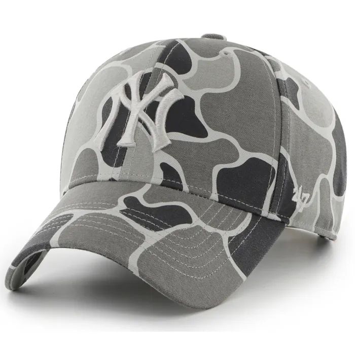 Кепка 47 Brand Yankees Duck Camo Snap B-DCKSM17GWP-UZ сірий камуфляж (196505415750)