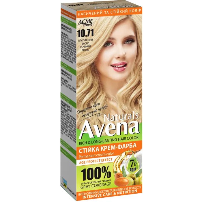 Краска для волос Acme Color Avena Naturals Стойкая 7.1 - Cold Blonde Brown (4823115503121)