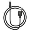 Дата кабель USB 2.0 AM to Lightning 1.0m 2A nylon X14 black HOCO (6957531062820) изображение 5