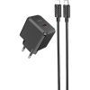 Зарядний пристрій HOCO CS13A Ocean USB-C PD20W + cable USB-C to Lightning Black (6942007603829) зображення 2