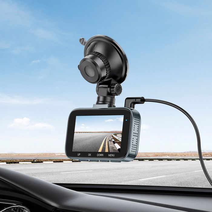 Відеореєстратор HOCO DV5 Driving recorder with 3-inch display (6942007619738) зображення 8