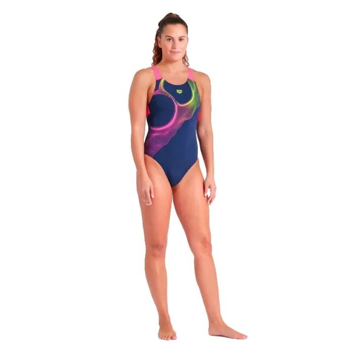 Купальник Arena Ripples Swimsuit V Back B 009021-780 синій 36 (3468337506072) изображение 3