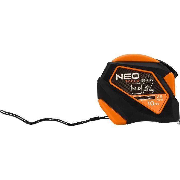 Рулетка Neo Tools 10мx25мм, с фиксатором сматывания, магнит (67-235) изображение 2
