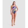 Купальник Arena Water Fluids Swimsuit Swim Pro 008837-570 Темно-синій/Рожевий/Салатовий 42 (3468337533306) изображение 3