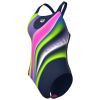 Купальник Arena Water Fluids Swimsuit Swim Pro 008837-570 Темно-синій/Рожевий/Салатовий 42 (3468337533306) изображение 7