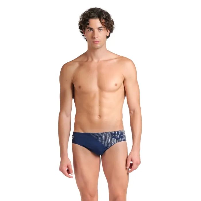 Плавки Arena Foggy Dots Swim Briefs 008482-506 чорний, жовтий 85 (3468337530954)