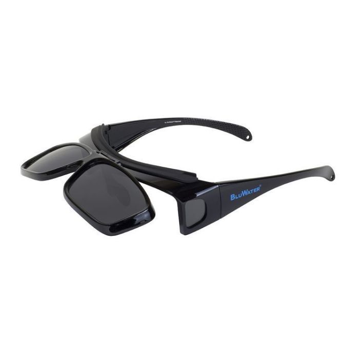Солнцезащитные очки BluWater Flip-IT Polarized Серые (4ФЛИП-20П) изображение 2
