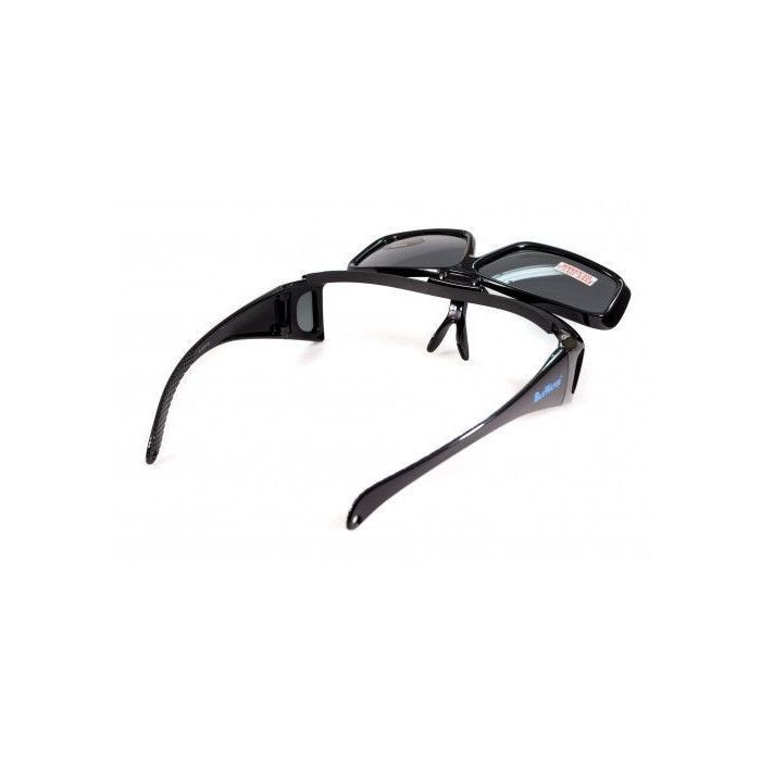 Солнцезащитные очки BluWater Flip-IT Polarized Серые (4ФЛИП-20П) изображение 3