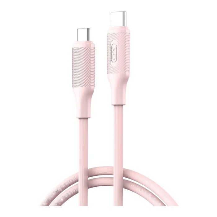 Дата кабель USB-C to USB-C 1.2m pink XO (NB-Q265B-CC.pink)