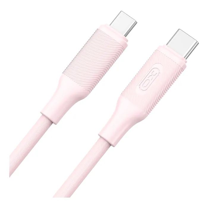 Дата кабель USB-C to USB-C 1.2m pink XO (NB-Q265B-CC.pink) изображение 2