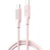 Дата кабель USB-C to USB-C 1.2m pink XO (NB-Q265B-CC.pink)