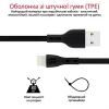 Дата кабель USB 2.0 AM to Lightning 1.2m 2A PowerBeam-i black Promate (powerbeam-i.black) зображення 5