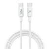 Дата кабель USB-C to USB-C 1.0m 100W white Grand-X (CC-100W)