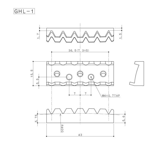 Поріжок для гітари Gotoh GHL-1 C зображення 2