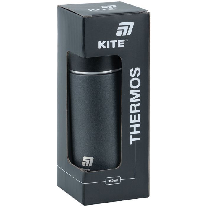 Термос Kite 350 мл чорний (K25-1223-1) изображение 4