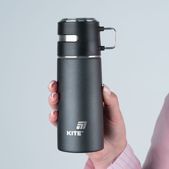 Термос Kite 350 мл чорний (K25-1223-1) изображение 5