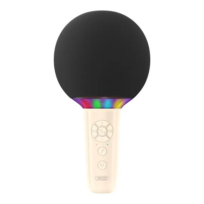 Микрофон XO BE50 Bluetooth, AUX, LED Beige (BE50.beige)