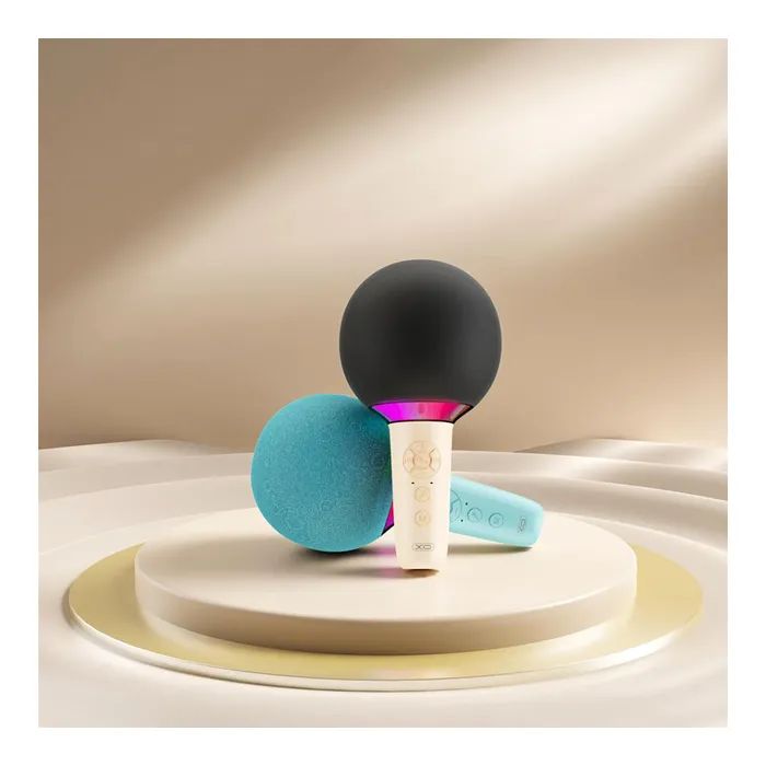 Микрофон XO BE50 Bluetooth, AUX, LED Beige (BE50.beige) изображение 5