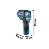 Пірометр Bosch Professional GIS 1000C, -40град. до +1000град., .0.2град., IP54, 0.54кг, кейс (0.601.083.301) зображення 3