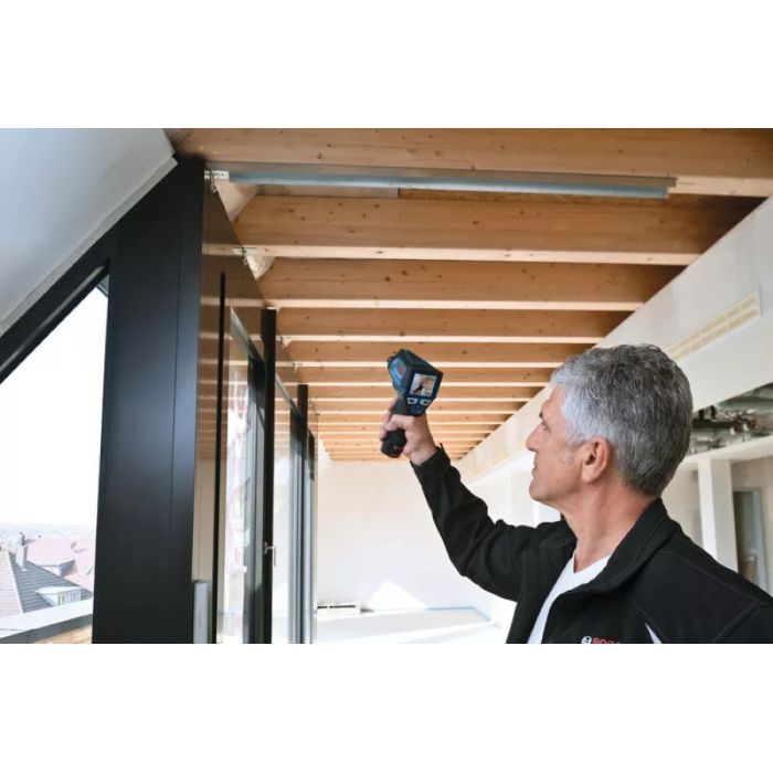 Пірометр Bosch Professional GIS 1000C, -40град. до +1000град., .0.2град., IP54, 0.54кг, кейс (0.601.083.301) зображення 7