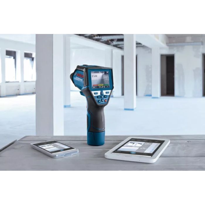 Пірометр Bosch Professional GIS 1000C, -40град. до +1000град., .0.2град., IP54, 0.54кг, кейс (0.601.083.301) зображення 8