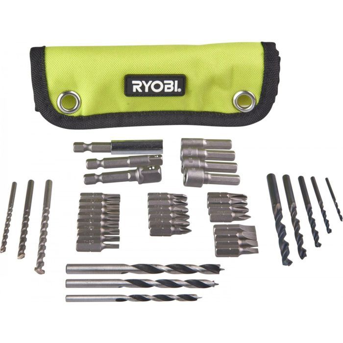Набір свердл і біт Ryobi RAK40RM 40шт, чохол (5132002264) зображення 2