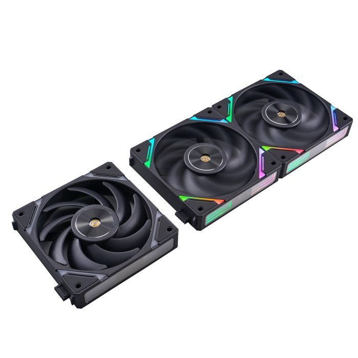 Кулер для корпуса 1stPlayer XF7 Black (XF7-BK-1IN1) изображение 11