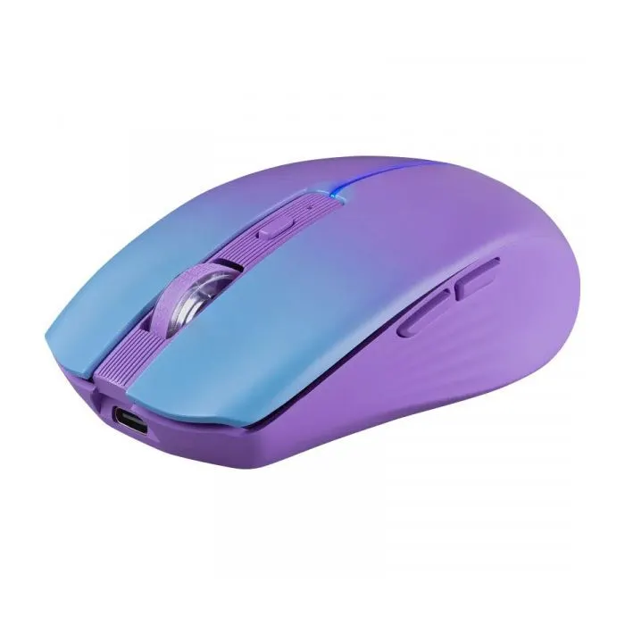 Мышка Defender Mystery MM301 LED Wireless/Bluetooth Violet (52301) изображение 2